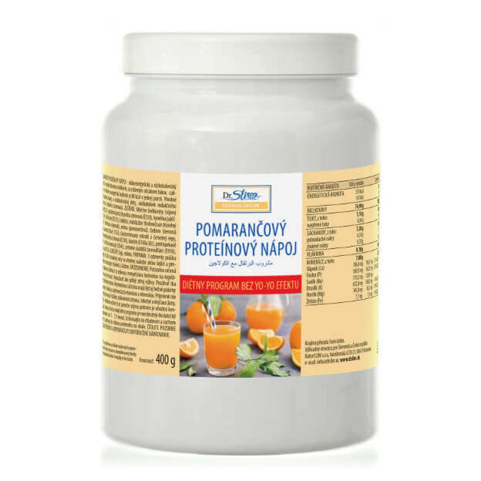 1 XXL 400G POMARANČOVÝ PROTEÍNOVÝ NÁPOJ