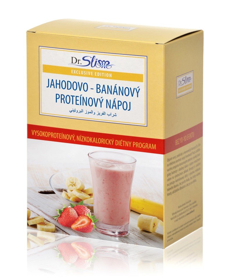 1 JAHODOVO - BANÁNOVÝ PROTEÍNOVÝ NÁPOJ